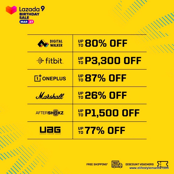 Beyond the Box and Digital Walker best brands upto 87% OFF on Lazada bday sale