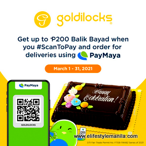 Get as much as P200 cashback