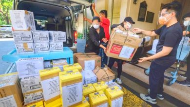 Rina, Vina and Bea send love to PGH fire victims today