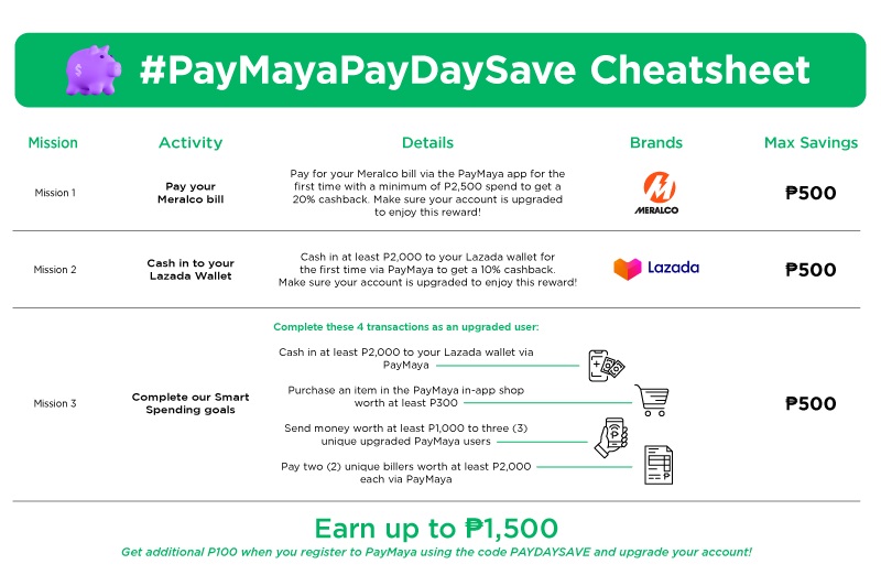 PayMaya #PayMayaPayDaySave
