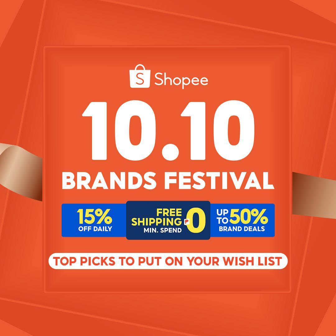 Shopee 10.10 Brands Festival Sale