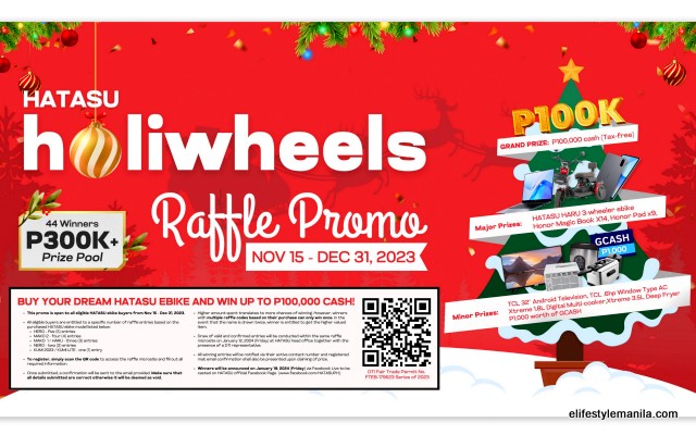 HATASU Philippines Holiwheels Christmas promo