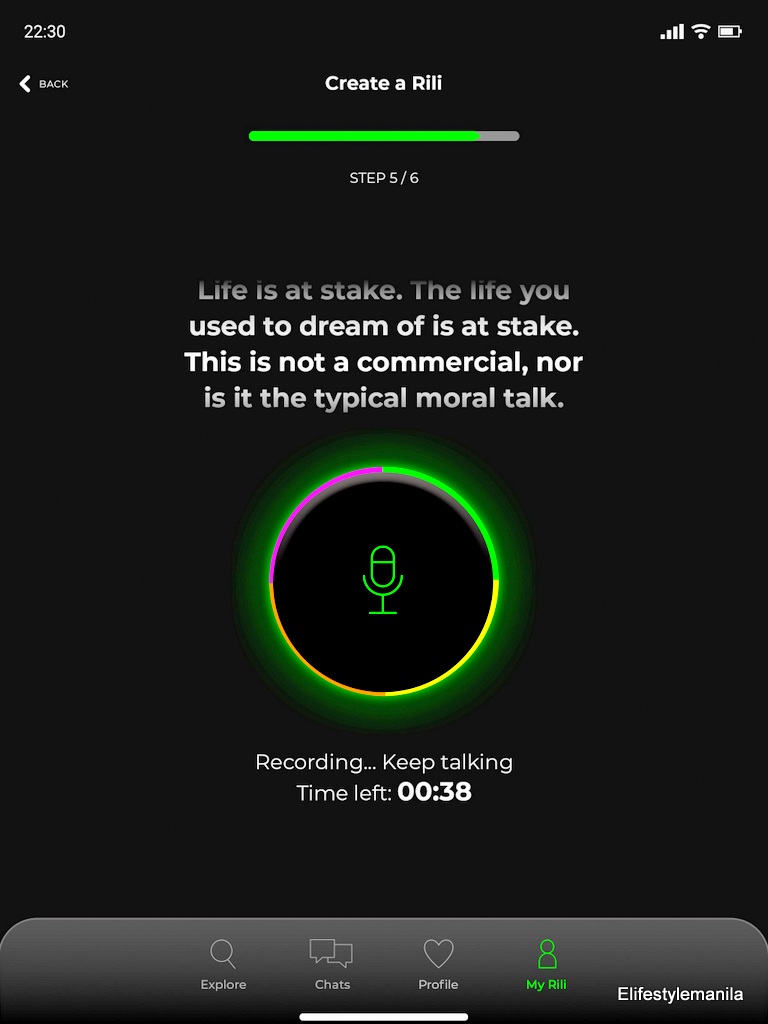 Rili ai powered app