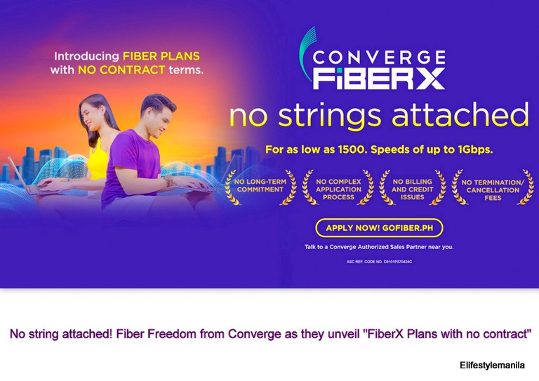 Fiber Freedom with no contract on fiberx plan