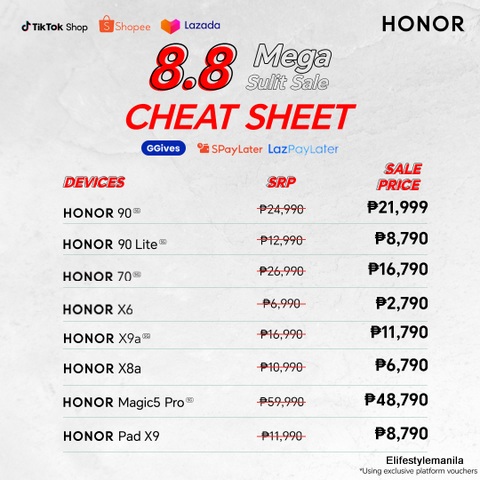HONOR 8.8 Sale