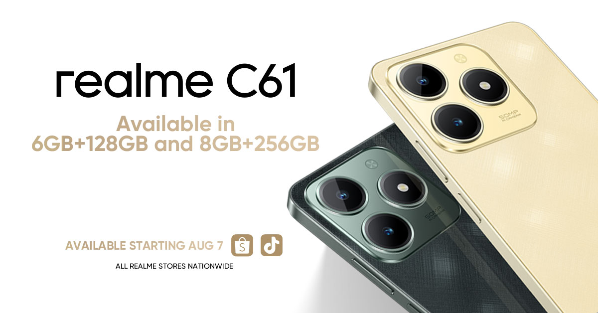 realme c61 now available in the Philippines