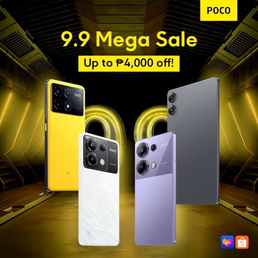 POCO 9.9 Sale on Shopee and Lazada