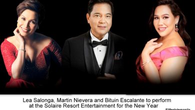 Lea Salonga, Martin Nievera and Bituin Escalante at Solaire Resort Entertainment