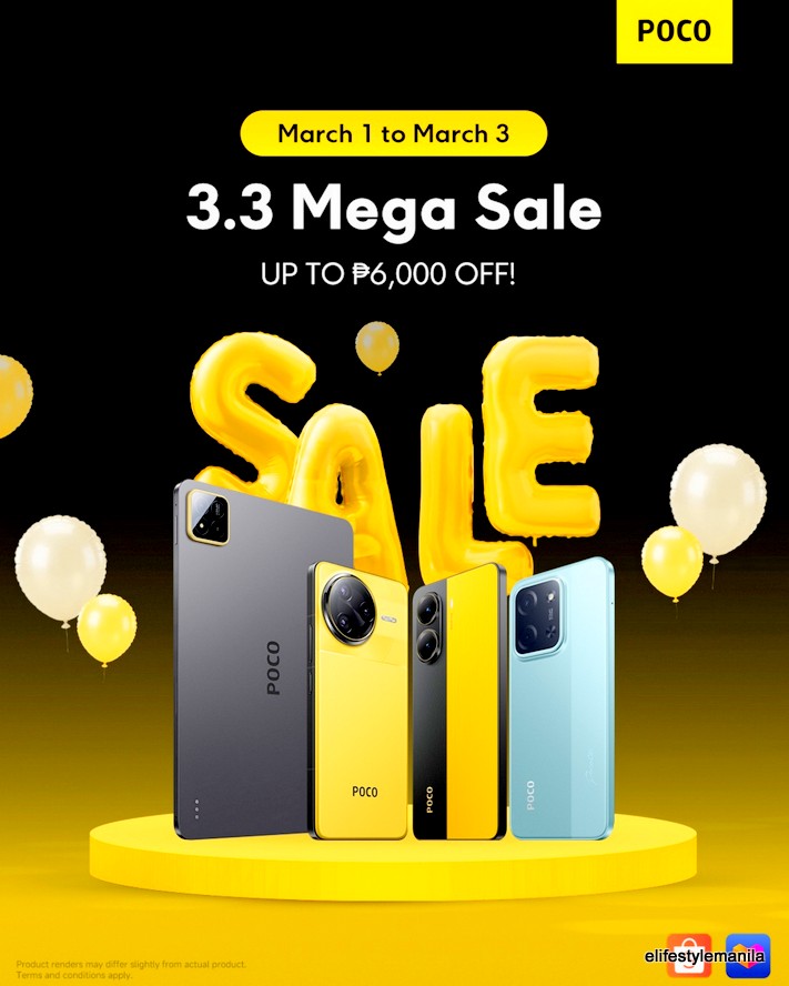 Get up to 78% or P6,000 as Xiaomi and Poco Mega Sale happening on 3.3 (March 3)