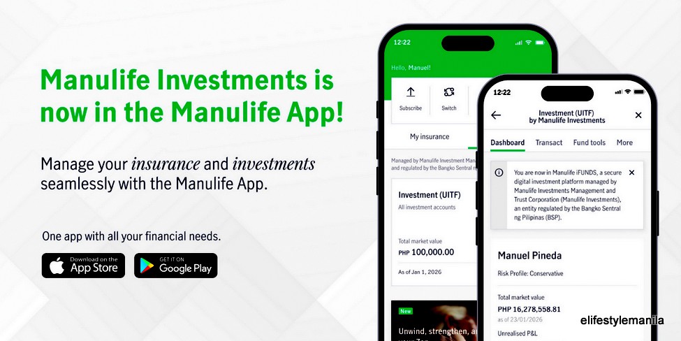 Manulife Philippines and Manulife Investments Philippines Launch iFUNDS on Manulife App