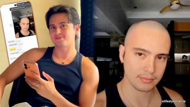 A bald James Reid surprises Mom with His New Look using HONOR 600
