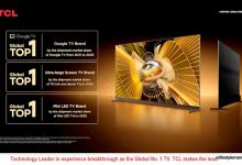 Technology Leader to experience breakthrough as the Global No. 1 TV. TCL makes the lead.